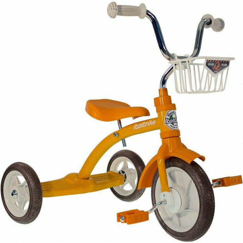 Tricicleta copii, Italtrike, Super Lucy Champion Mecanism de pedalare libera, Galben