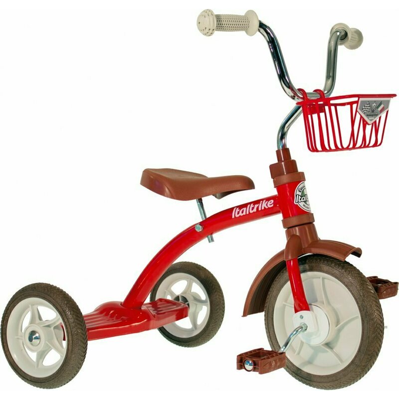 Tricicleta copii, Italtrike, Super Lucy Champion Mecanism de pedalare libera, Rosu