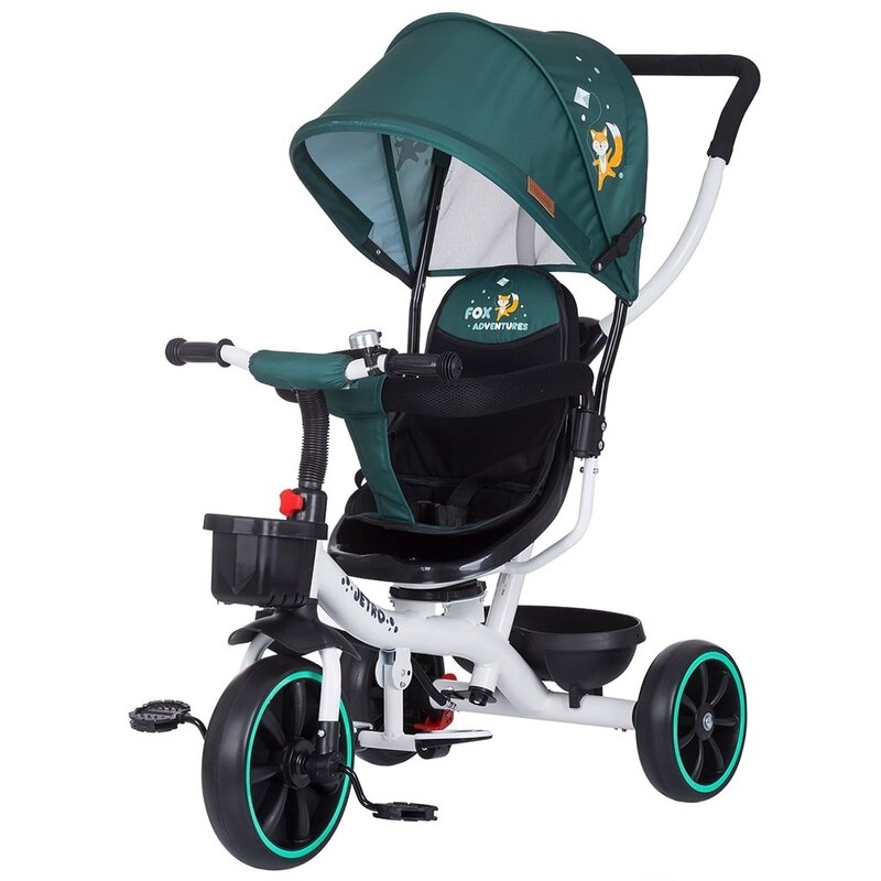 Chipolino - tricicleta cu copertina si sezut reversibil jetro avocado