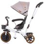 Tricicleta copii, Chipolino, Jetro vanilla Mecanism de pedalare libera, Suport picioare, Control al directiei, Rotire 360 grade - 2