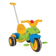 Pilsan - Tricicleta Caterpillar Mecanism de pedalare libera, Suport picioare, Control al directiei, Verde