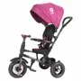 Tricicleta cu roti de cauciuc Qplay Rito Rubber Violet - 8