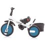 Chipolino - Tricicleta Largo , Mint,  Mecanism de pedalare libera, Control al directiei, Scaun reversibil, Albastru - 5