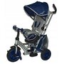 Tricicleta copii, Baby Mix Sunrise Turbo Trike Mecanism de pedalare libera, Suport picioare, Control al directiei, Scaun reversibil, Albastru - 1