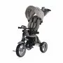 Tricicleta copii, Lorelli, Enduro Suport picioare, Control al directiei, Rotire 360 grade, Scaun reglabil Luxe, Gri