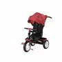 Tricicleta copii, Lorelli, Jaguar Air Wheels Suport picioare, Control al directiei, Rotire 360 grade, Scaun reglabil, Negru/Rosu - 1