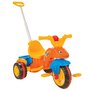 Pilsan - Tricicleta  Caterpillar orange cu maner - 1