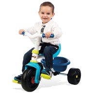 Smoby - Tricicleta Be Fun Mecanism de pedalare libera, Control al directiei, Albastru