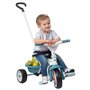 Tricicleta copii, Smoby, Be Move Mecanism de pedalare libera, Control al directiei, Albastru - 6
