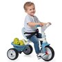 Tricicleta copii, Smoby, Be Move Mecanism de pedalare libera, Control al directiei, Albastru - 7