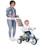 Tricicleta copii, Smoby, Be Move Comfort Mecanism de pedalare libera, Suport picioare, Control al directiei, Albastru - 12