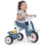 Smoby - Tricicleta Be Move Comfort Mecanism de pedalare libera, Suport picioare, Control al directiei, Albastru - 13