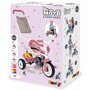 Tricicleta copii, Smoby, Be Move Comfort Mecanism de pedalare libera, Suport picioare, Control al directiei, Roz - 14