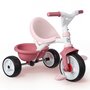 Tricicleta copii, Smoby, Be Move Mecanism de pedalare libera, Control al directiei, Roz - 2
