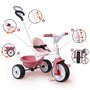 Tricicleta copii, Smoby, Be Move Mecanism de pedalare libera, Control al directiei, Roz - 3