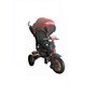 Tricicleta copii, Lorelli, Speedy, Suport picioare, Control al directiei, Rotire 360 grade, Scaun reglabil, Negru/Rosu - 1