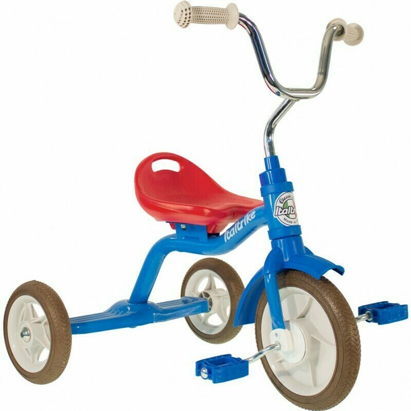 Tricicleta copii, Italtrike, Super Touring Classic Mecanism de pedalare libera, Albastru