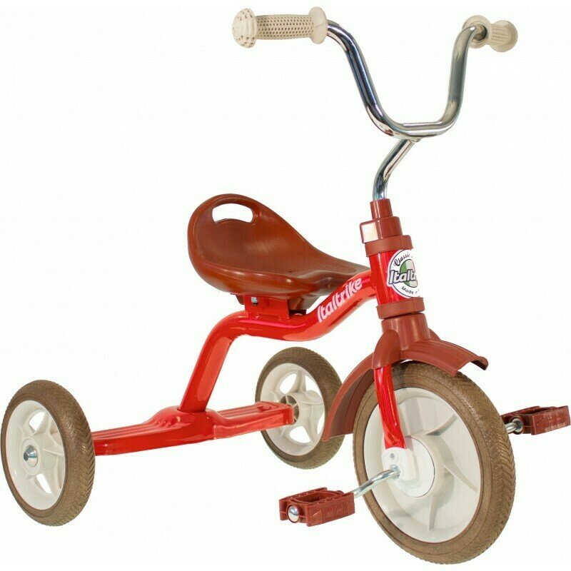 Tricicleta copii, Italtrike, Super Touring Classic Mecanism de pedalare libera, Rosu