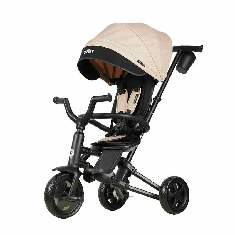 Qplay - tricicleta ultrapliabila nova niello bej
