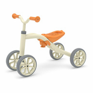 Tricicleta usoara RideOn Quadie, Cu sa reglabila, Cu mic compartiment in sa, 2.6 Kg, Pentru 1 - 3 ani, Chillafish, Grey