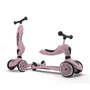 Trotineta copii cu sezut, transformabila 2in1, HighwayKick 1 Rose, 1-5 ani, pana la 50 kg, Scoot  Ride - 1