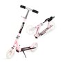 Trotineta freestyle, QKIDS, WEISS Light Pink, Ghidon reglabil pe 3 trepte, Amortizor Easy&Up, Platforma anti-derapanta, Pliabila, Aluminiu - 1