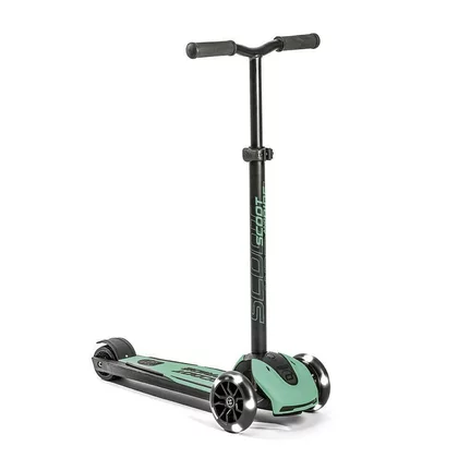 Trotineta copii pliabila, reglabila, roti luminoase, Highwaykick 5 Led Forest, 5 ani +, pana la 80 kg, Scoot  Ride