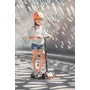 Trotineta copii pliabila, reglabila, roti luminoase, Highwaykick 5 Led Peach, 5 ani +, pana la 80 kg, Scoot  Ride - 5