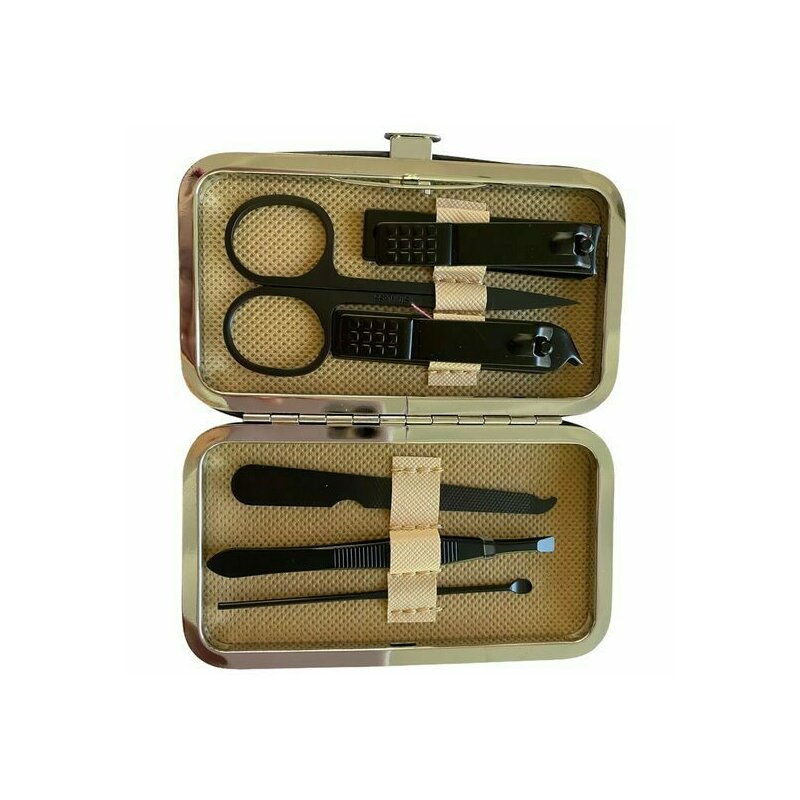 Trusa manichiura black, cu 6 piese, r270, chique