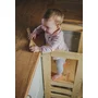 Inaltator Learning Tower Ajustabil, Ajutor de bucatarie MeowBaby  , lemn natur - 7