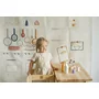 Inaltator Learning Tower Ajustabil, Ajutor de bucatarie MeowBaby  , lemn natur - 11