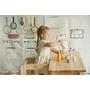 Inaltator Learning Tower Ajustabil, Ajutor de bucatarie MeowBaby  , lemn natur - 13
