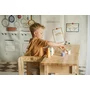 Inaltator Learning Tower Ajustabil, Ajutor de bucatarie MeowBaby  , lemn natur - 14