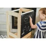 Inaltator Learning Tower Ajustabil cu tabla de scris, Ajutor de bucatarie MeowBaby  , lemn natur - 3