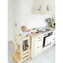 Inaltator Learning Tower Ajustabil cu tabla de scris, Ajutor de bucatarie MeowBaby  , lemn natur - 5