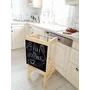 Inaltator Learning Tower Ajustabil cu tabla de scris, Ajutor de bucatarie MeowBaby  , lemn natur - 10