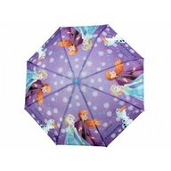 Umbrela Perletti Frozen 2 rezistenta la vant plianta manuala mini pentru fete