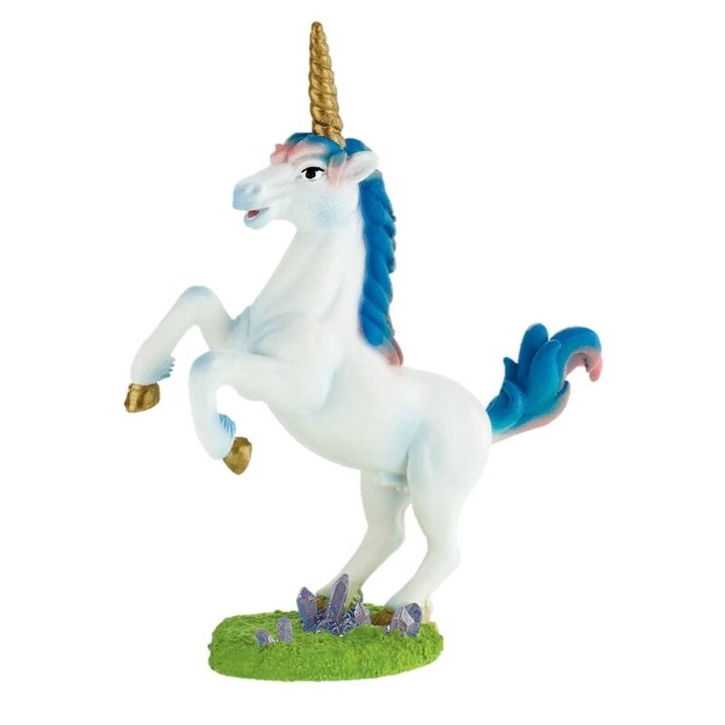Bullyland - Figurina Unicorn Armasar, Albastru