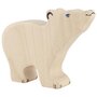 Holztiger - Figurina Urs polar Din lemn de artar si fag - 1
