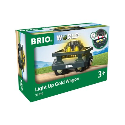 BRIO - Accesoriu Vagon luminos , Cu aur