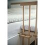 Waldin - Patut pentru copii Rotund 5in1 Natural, cu Sistem de Leganare, Saltele Incluse, Transformabil, Co-Sleeper, Tarc de Joaca, Masa si Scaun pentru Activitati - 8