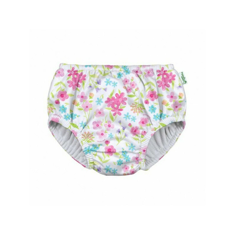 White flower bouquet 6 luni - slip fete spf 50+ refolosibil green sprouts by iplay