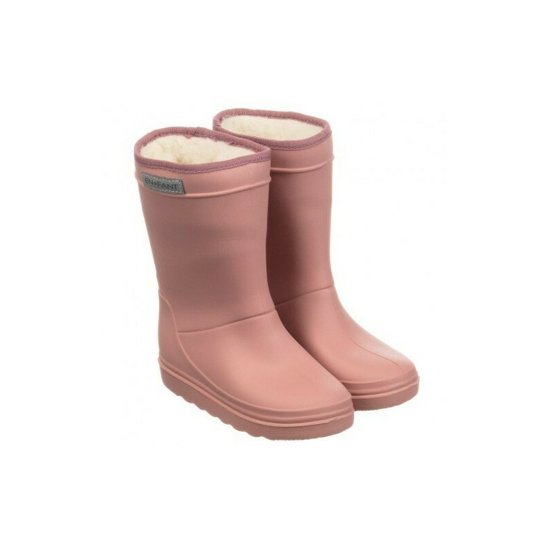 Winter rose 29 - cizme de ploaie captusite pentru copii