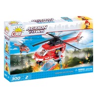 300 piese ACTION TOWN pompieri elicopter