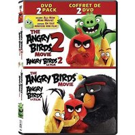 Angry Birds 1 Filmul + Angry Birds 2 Filmul (Colectie 2 DVD-uri) / The Angry Birds 1+2 Movie Collection - DVD