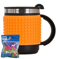 Cana thermo Pixie portocalie, 480 ml