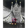 Canvas print cu 14 leduri, Londra Tower Bridge, rama de lemn,60 x 80 cm