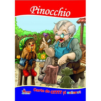 Carte de citit si colorat B5 - Pinocchio