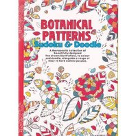 Carte de colorat pt adulti A5 Modele Botanice si Sudoku