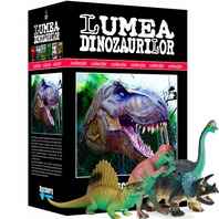 DVD Colectie Lumea dinozaurilor, CADOU jucarii, set dinozauri in miniatura